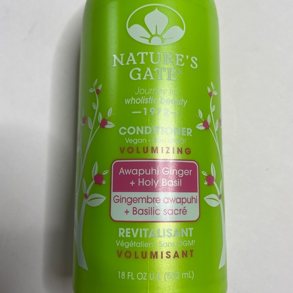 Nature’s Gate Awapuhi Ginger Holy Basil Conditioner Volumizing 18oz Bottle - Picture 2 of 4